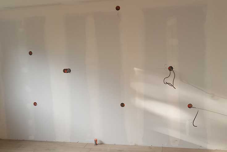 Bandes à placoplatre de mur