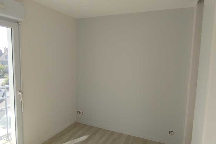 Mur peint dans chambre